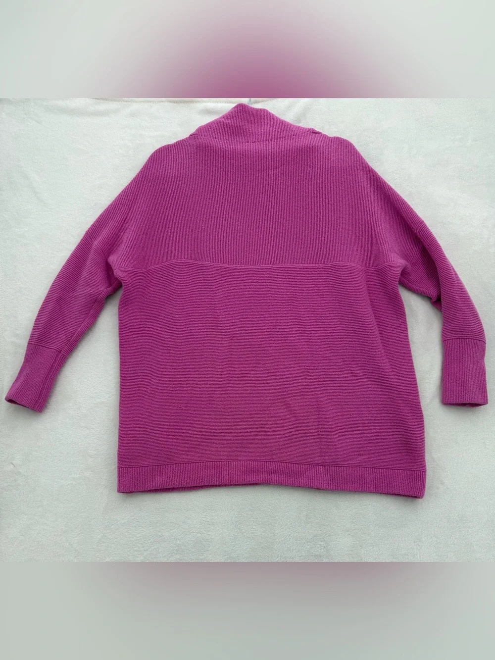 Free People Ottoman Slouchy Oversized Tunic Sweater Hot Pink Women’s Size Small